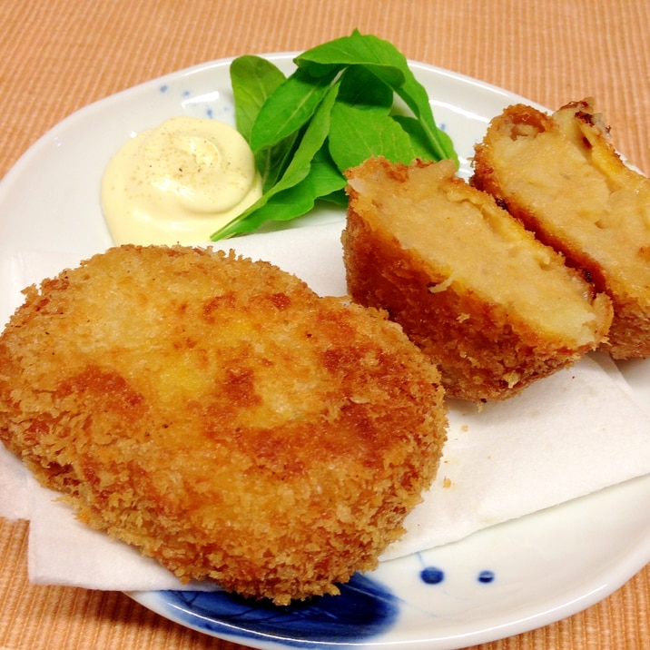 ほんのりカレー風味のツナコロッケ。